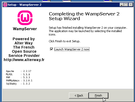 wampserver 2.1 32 bits