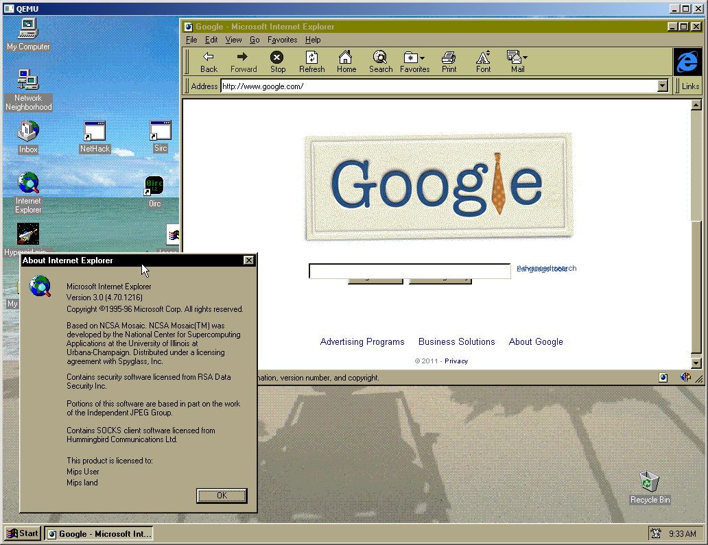 Internet Explorer Fun With Virtualization Page 2
