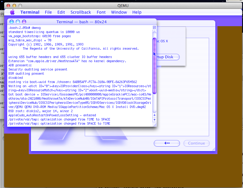 OS X PowerPC on Qemu Fun with virtualization