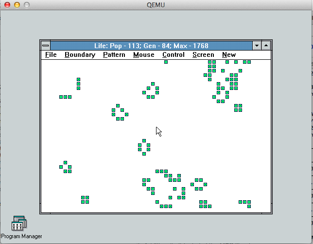 Conway's game of life