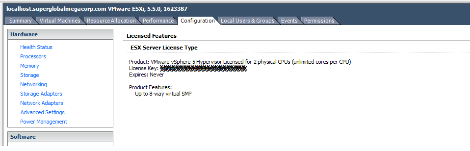 vmware license