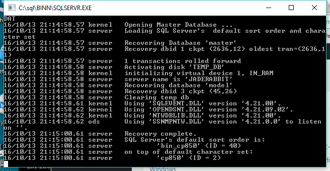 SQL Server 4.21a!