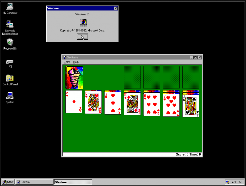 online windows 95 emulator