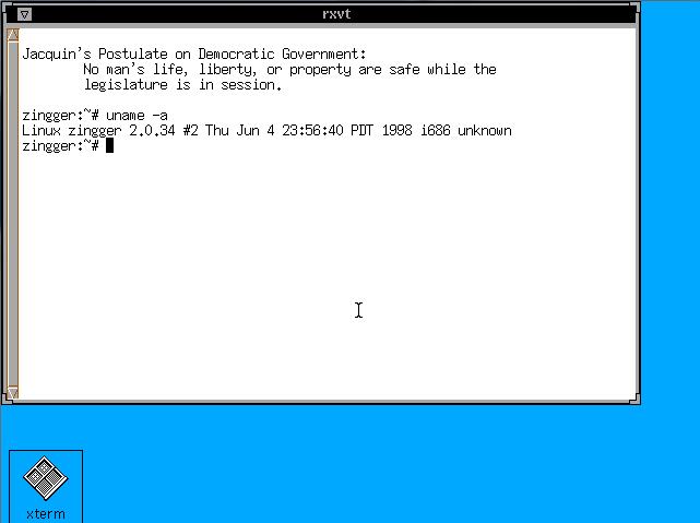 Slackware 3.5 running openlook