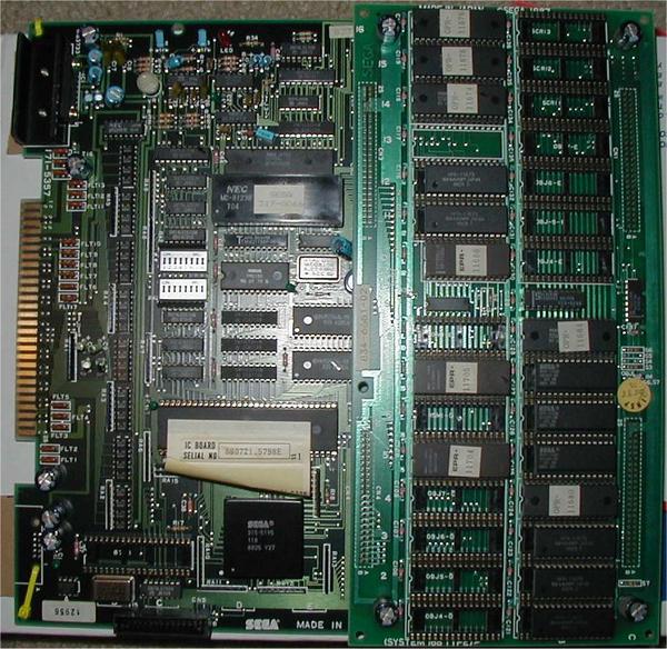 A real System16 board