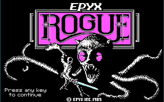 Rouge 1.48 title screen