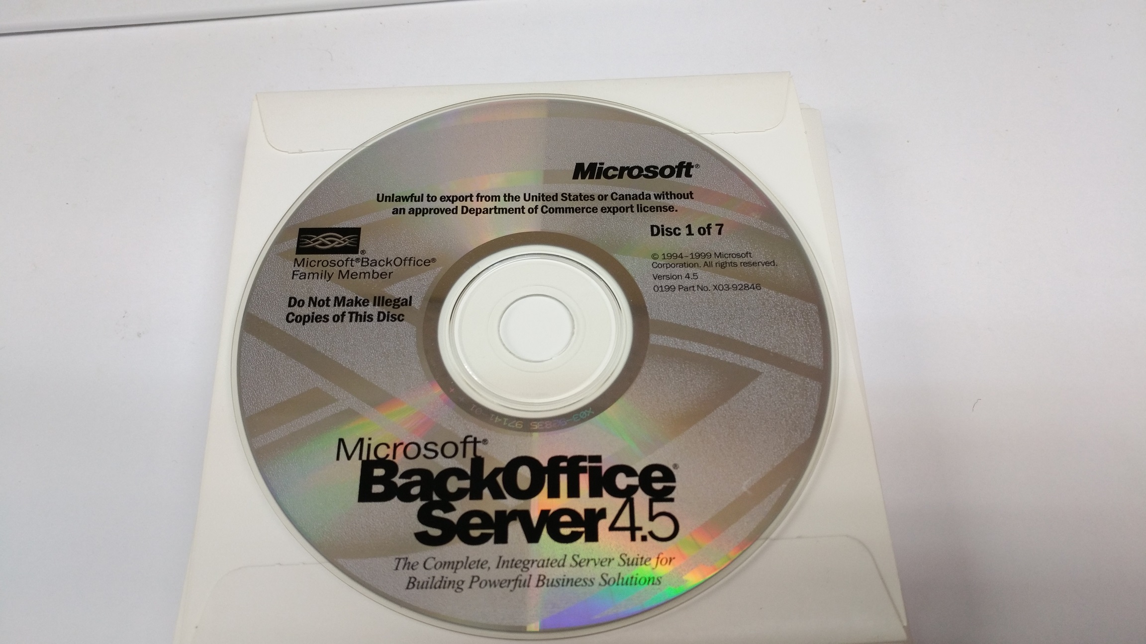 BackOffice Server 4.5 aka how to get the best of 1990's Microsoft 