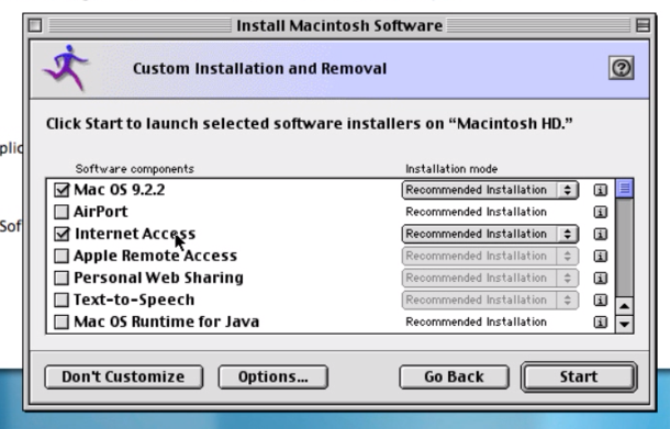 install mac os x cant download additional components